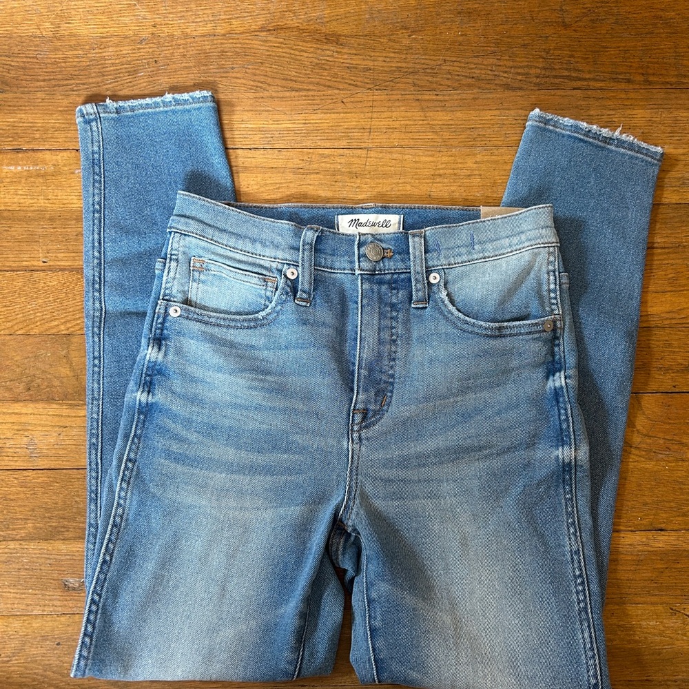 Madewell High Rise Skinny Crop Jeans